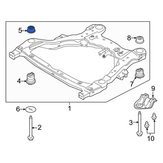 Ford OE - Front Differential Carrier Bushing