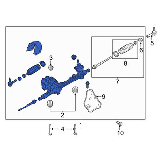 Ford OE - Rack and Pinion Assembly