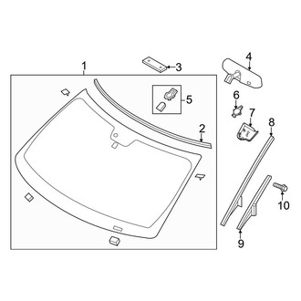Ford OE - Windshield Glass