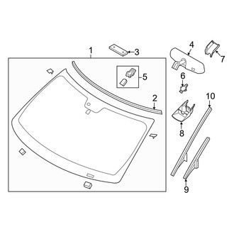Ford OE - Windshield Glass