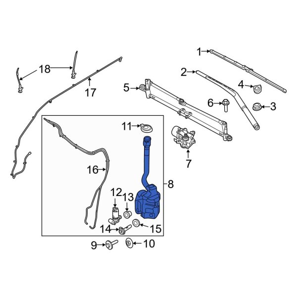 Washer Fluid Reservoir