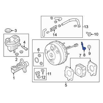 Ford OE - Power Brake Booster Check Valve