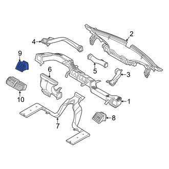 Ford OE - Left Outer Dashboard Air Vent