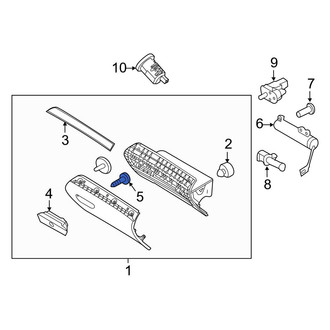 Ford OE - Glove Box Latch Screw