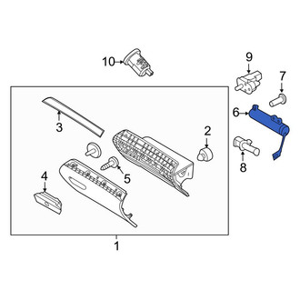 Ford OE - Front Glove Box Strap