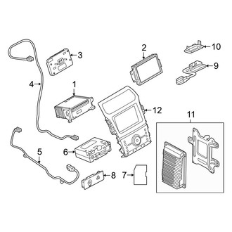Ford OE - Instrument Panel - Sound System (Reciever, With Interface #3)