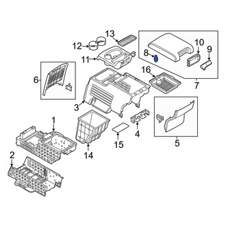 Ford OE - Rear Console Armrest Bumper