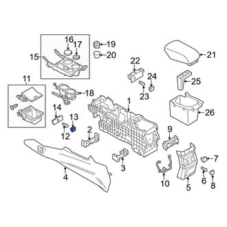 Ford OE - 12 Volt Accessory Power Outlet Cover