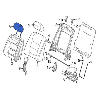 Ford OE - Front Headrest