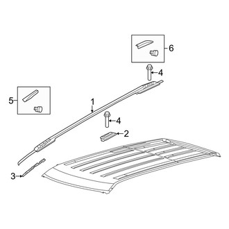 Ford OE - Roof Trim (With Sunroof)