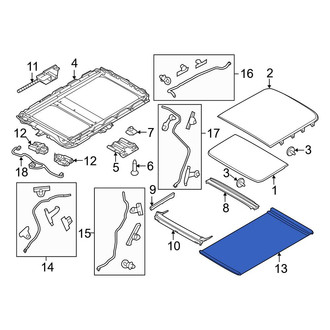 Ford OE - Sunroof Cover