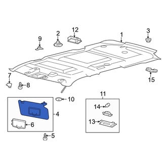 Ford OE - Right Sun Visor