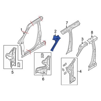 Ford OE - Right Body A-Pillar