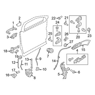 Ford OE - Front Door - Lock & Hardware