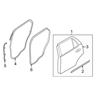 Ford OE - Rear Door - Door & Components