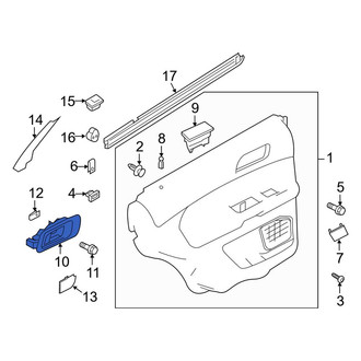 Ford OE - Front Right Inner Interior Door Handle