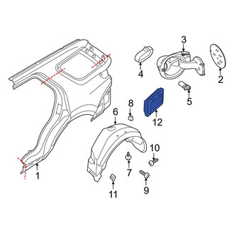 Ford OE - Rear Quarter Panel Vent