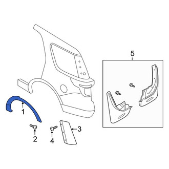 Ford OE - Rear Left Wheel Arch Molding