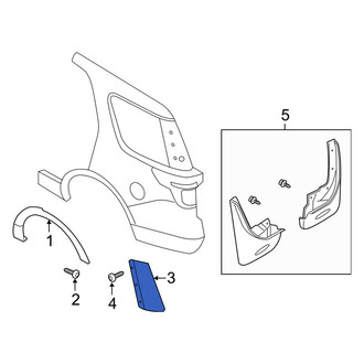 Ford OE - Rear Right Quarter Panel Reveal Molding