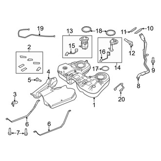 Ford OE - Fuel System Components (2.0L)