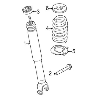 Ford OE - Rear Suspension - Shocks & Components (FWD)