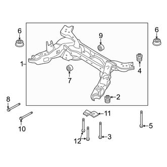 Ford OE - Rear Suspension - Suspension Mounting (AWD)
