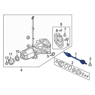 Ford OE - Rear Right CV Axle Assembly