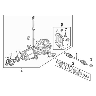 Ford OE - Rear Suspension - Axle Components (AWD)