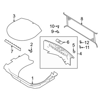 Ford OE - Rear Body & Floor - Interior Trim (Base / Limited / XLT)