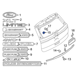 Ford OE - Valance Panel Clip