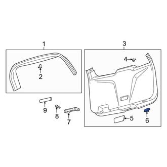 Ford OE - Rear Trunk Lid Release Switch