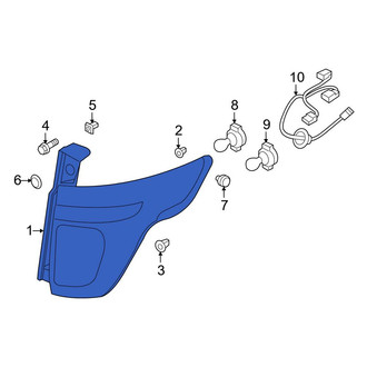 Ford OE - Rear Left Tail Light Assembly