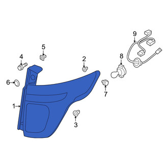 Ford OE - Rear Right Tail Light Assembly
