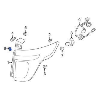 Ford OE - Tail Light Grommet
