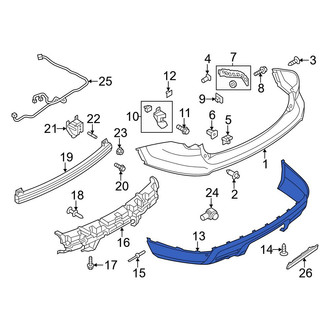 Ford OE - Rear Lower Bumper Cover