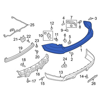 Ford OE - Rear Bumper Cover