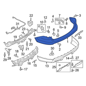 Ford OE - Rear Bumper Cover