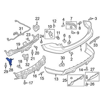 Ford OE - Rear Tow Hook