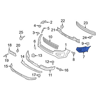 Ford OE - Front Left Bumper End Cap