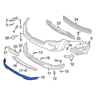Ford OE - Front Bumper Cover Spacer Panel