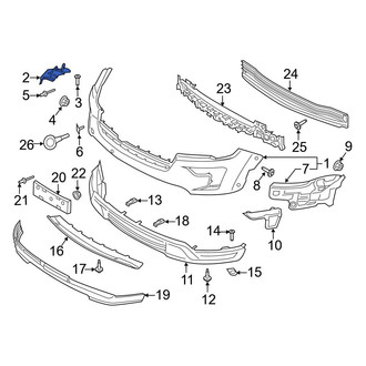 Ford OE - Front Right Bumper Cover Reinforcement