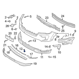 Ford OE - Radiator Shutter Assembly Bolt