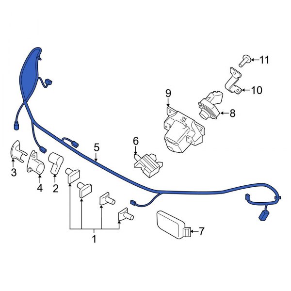 Parking Aid System Wiring Harness