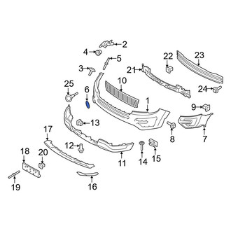 Ford OE - Front Tow Eye Cap
