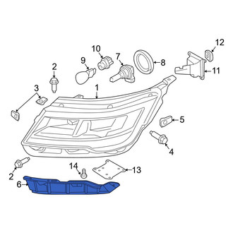 Ford OE - Right Headlight Brace