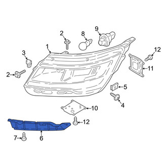 Ford OE - Left Headlight Brace