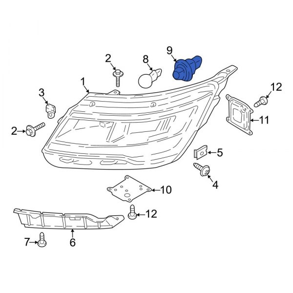 Turn Signal Light Socket