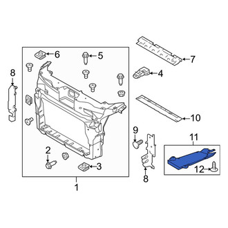Ford OE - Front Radiator Support Splash Shield