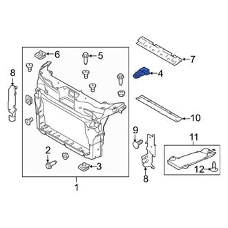 Ford OE - Radiator Support Bracket