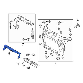 Ford OE - Front Radiator Support Air Deflector